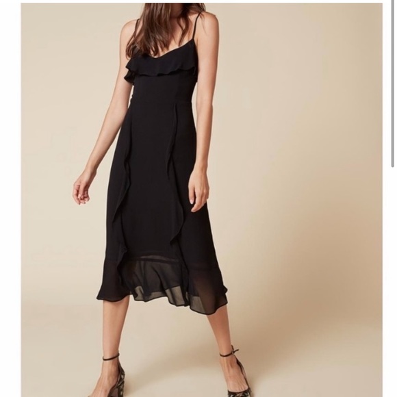 Reformation Vivian black dress - Picture 3 of 7